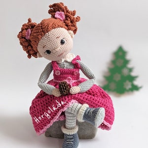 Penny doll crochet pattern. Amigurumi doll pattern image 6