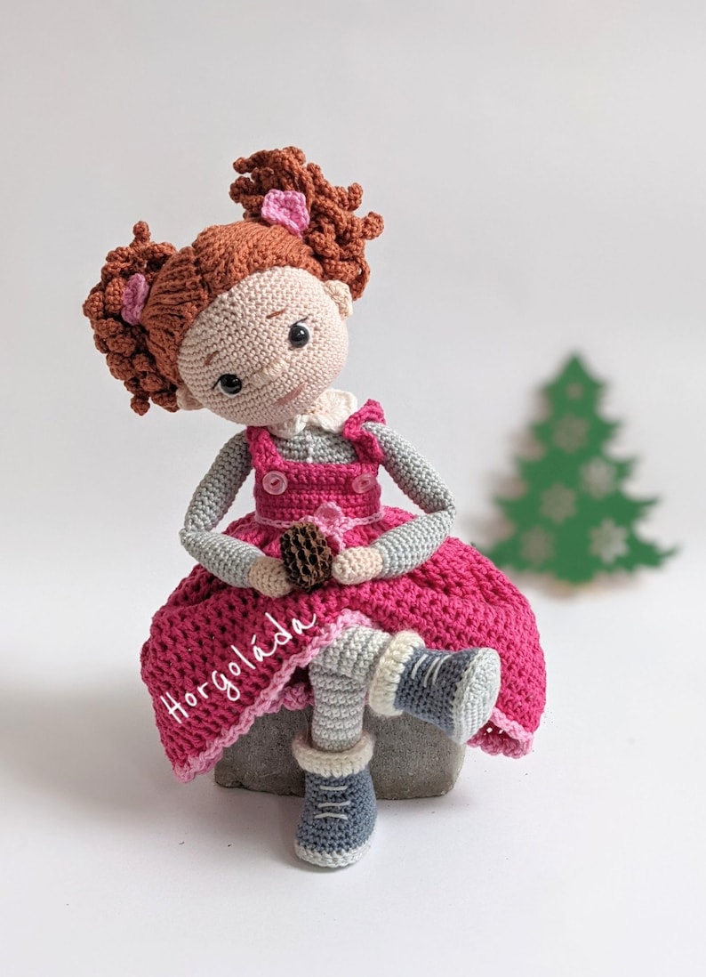 Penny doll crochet pattern. Amigurumi doll pattern image 6