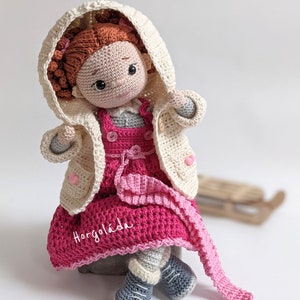 Penny doll crochet pattern. Amigurumi doll pattern image 3