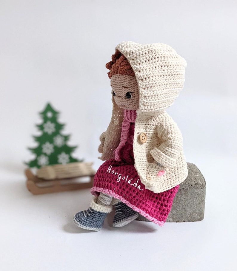 Penny doll crochet pattern. Amigurumi doll pattern image 2