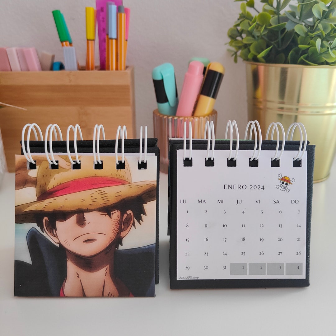 One Piece Mini Calendars Etsy