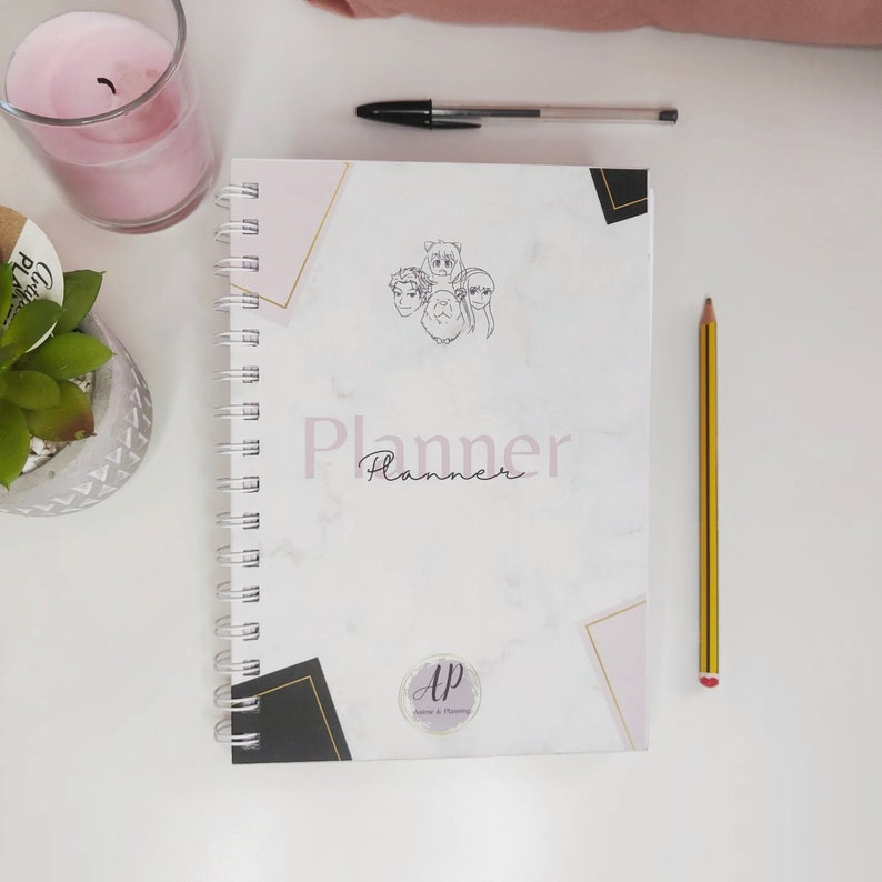 Planner Without Dates Spy X Family Etsy