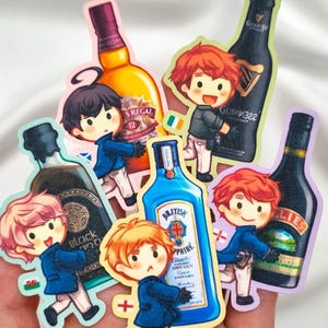 Adesivi Hetalia - APH United Kingdom Bros & Ireland Bevande alcoliche (Inghilterra, Galles, Scozia, Irlanda del Nord)