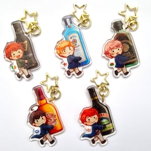 Hetalia Keychain – APH United Kingdom Bros & Ireland Alcohol Drinks (England, Wales, Scotland, Northern Ireland)