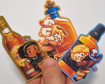 Hetalia Stickers - APH Americas Liquor (USA, Canada, Cuba)