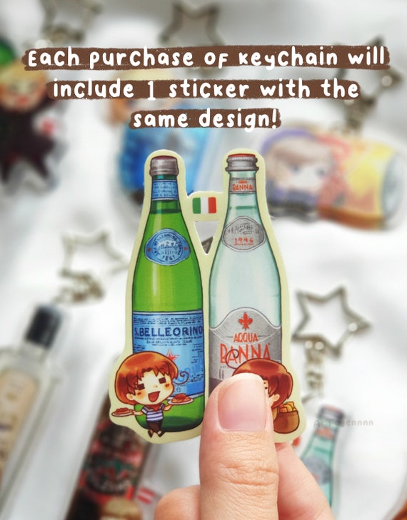 ヘタリア キーホルダー – APH 東南アジアビール缶 (インドネシア