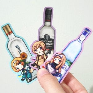 Adesivi Hetalia – APH Russia, Ucraina, Bielorussia Vodka