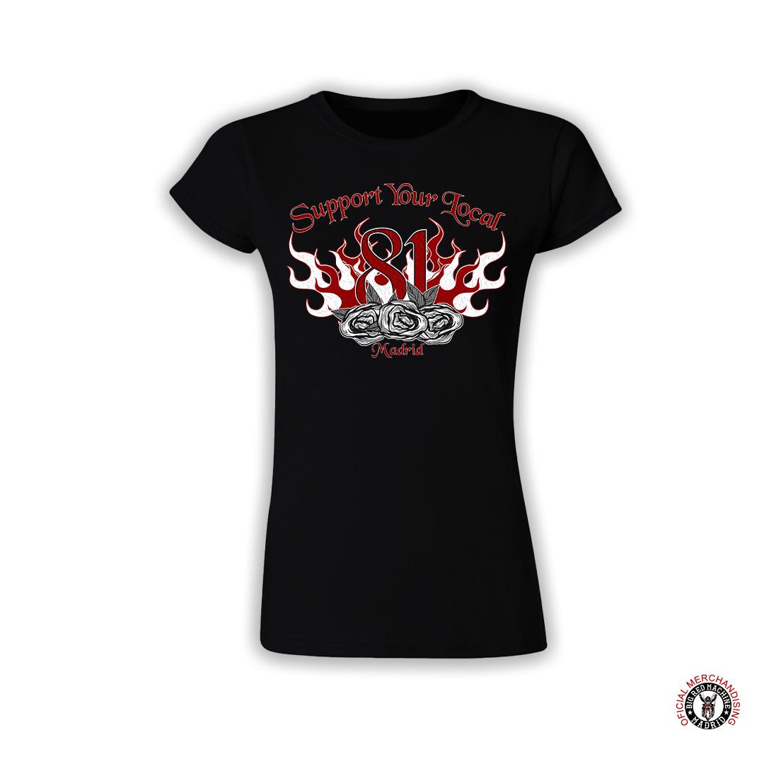 Hells Angels Support 81 AC/AB World Eightyone Big Red Machine Harley 666 S-XXXL