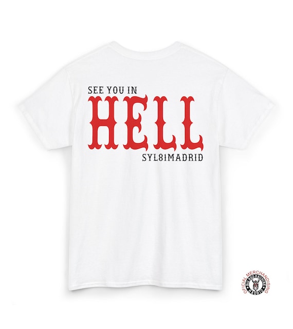 Support 81 See You In Hell T-Shirt Biker And Motorcycle Club Streetwear Style Tee