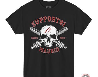 Hells Angels Support 81 Big Red Machine Retro T-shirt - Etsy