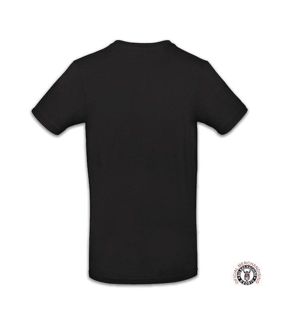 Support81 Premium T-shirt Gold Skull Black Tee, Smart Biker