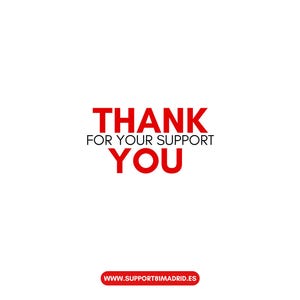 Thank you for your support.