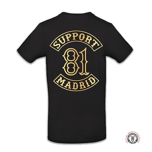 Support 81 Patch T-Shirt Premium Gold Edition Madrid