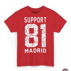 Support 81 Madrid T-Shirt: Men&#39;s Urban Streetstyle Biker Top