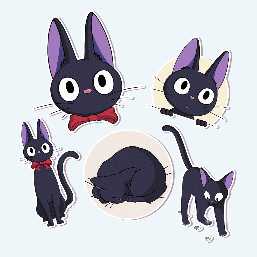 Jiji kiki's Delivery Service Stickers Set of 5 - Etsy