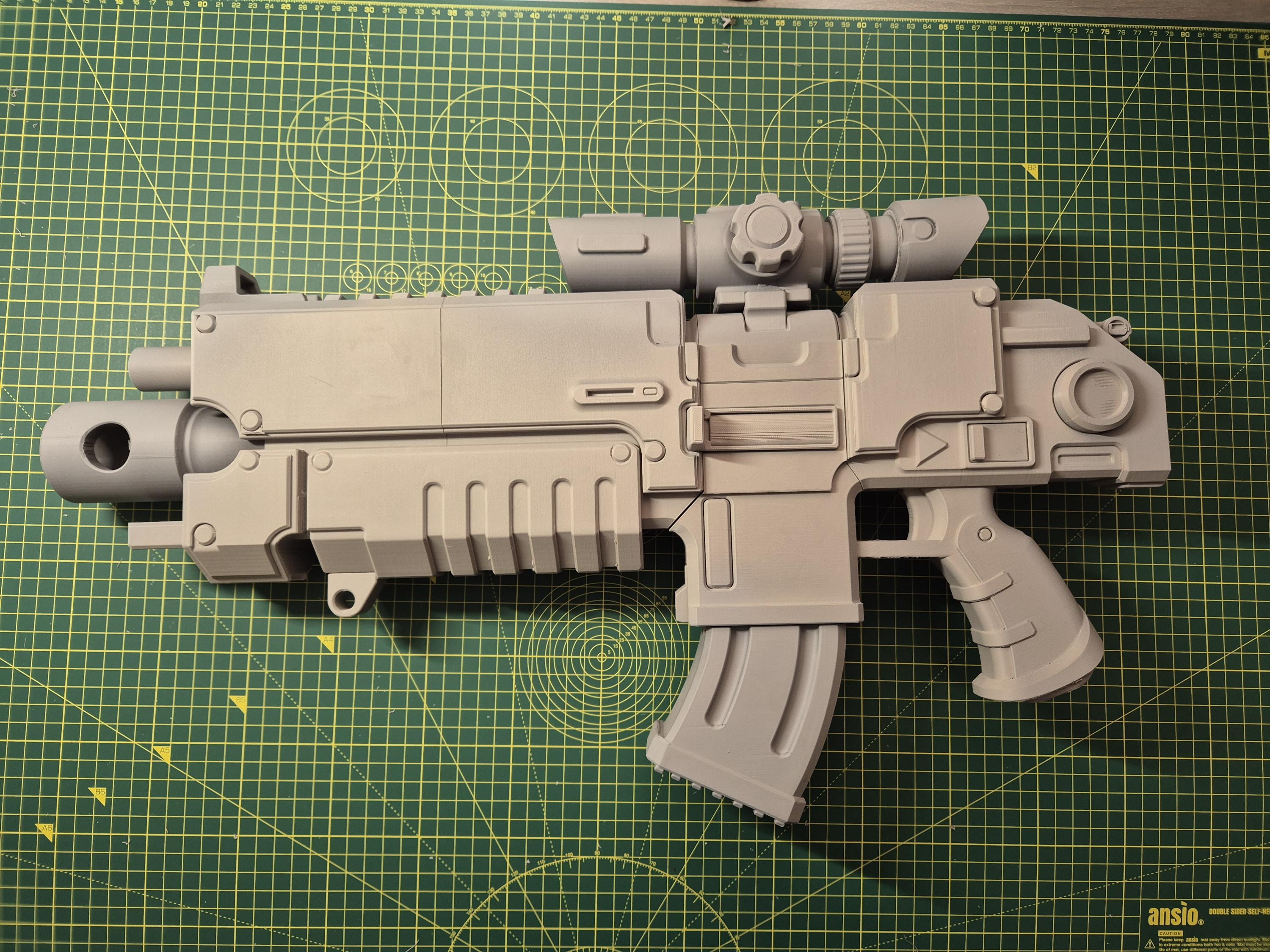 Homemade Cosplay Rifle DIY 3D Printed Kit Bolt Rifle Cosplay Prop Warhammer-inspired - Etsy