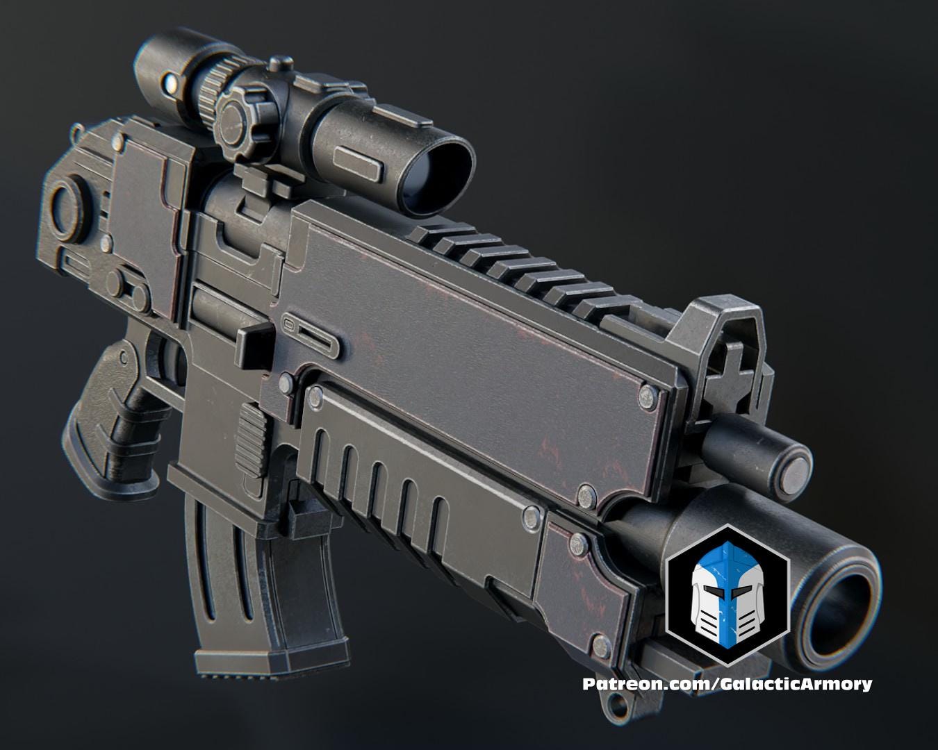 Homemade Cosplay Rifle DIY 3D Printed Kit Bolt Rifle Cosplay Prop Warhammer-inspired - Etsy