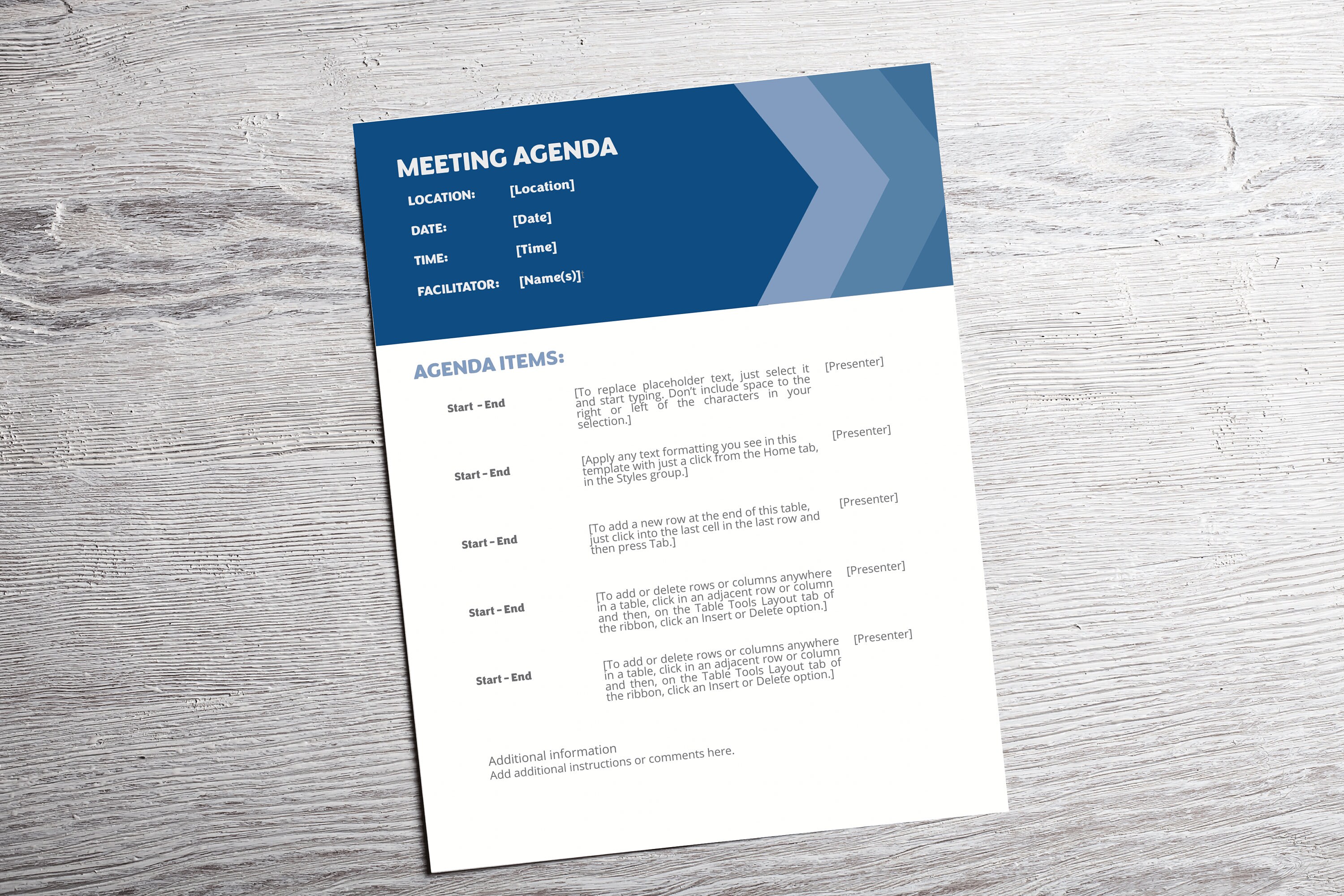 Meeting Agenda Example Filipino