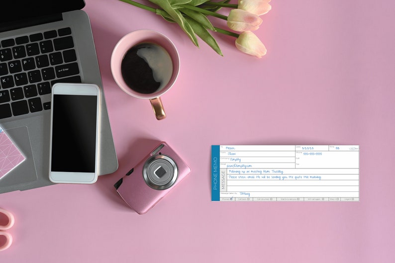 Printable Message Pad Template Form, Missed Call Template PDF, Phone