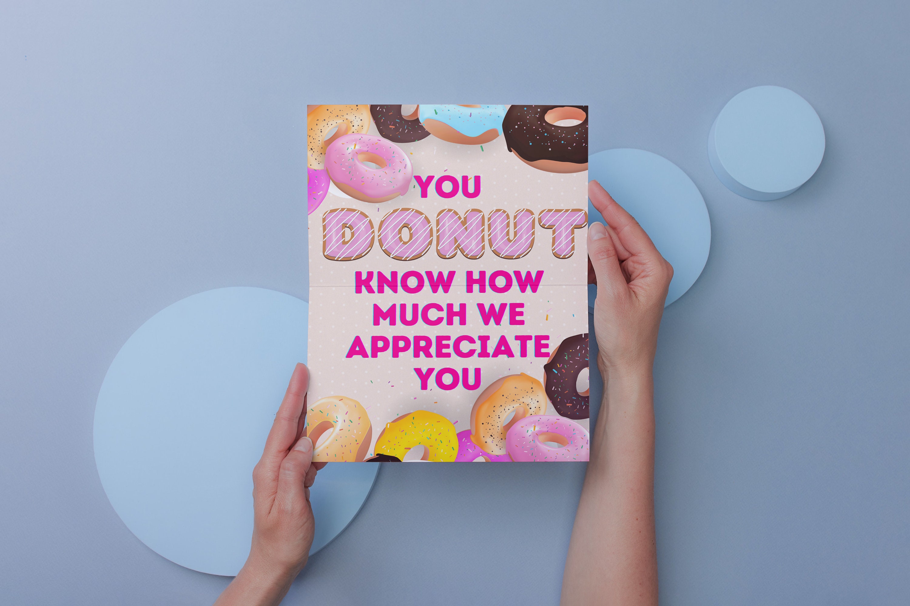 Printable Donut Recognition Flyers | Set of Three Unique Flyers | Donut ...