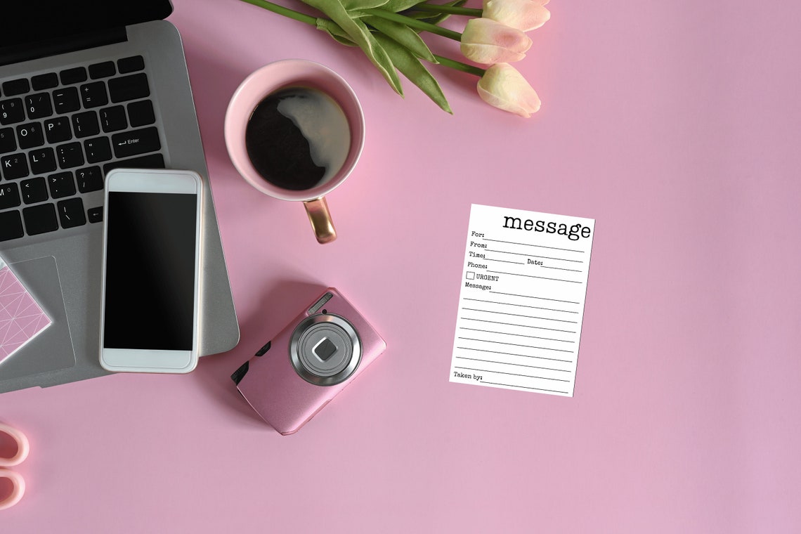 Simple Message Form Printable Message Form, Missed Call PDF, Phone Message Memo Template ...