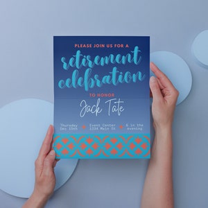Editable Retirement Party Flyer