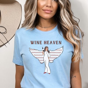 Funny WINE Shirt, Wine Lover Gift, WINE HEAVEN T Shirt, Wine Saying Shirt, Mother&#39;s day Gift, Shirt for her, T shirt wine, Cute Wine Shirt