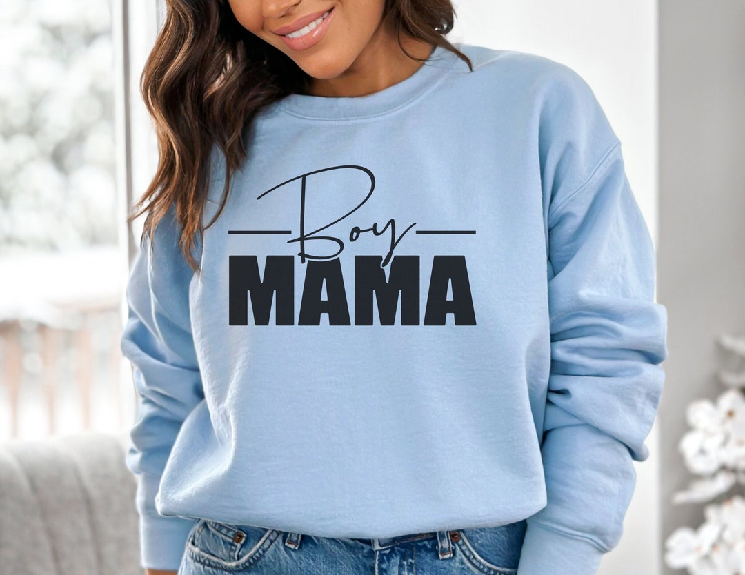 Boy Mama Sweatshirt and Hoodie, Boy Mom Sweatshirt, Mom of Boys Crewneck, Boy Mom Gifts, Mama of