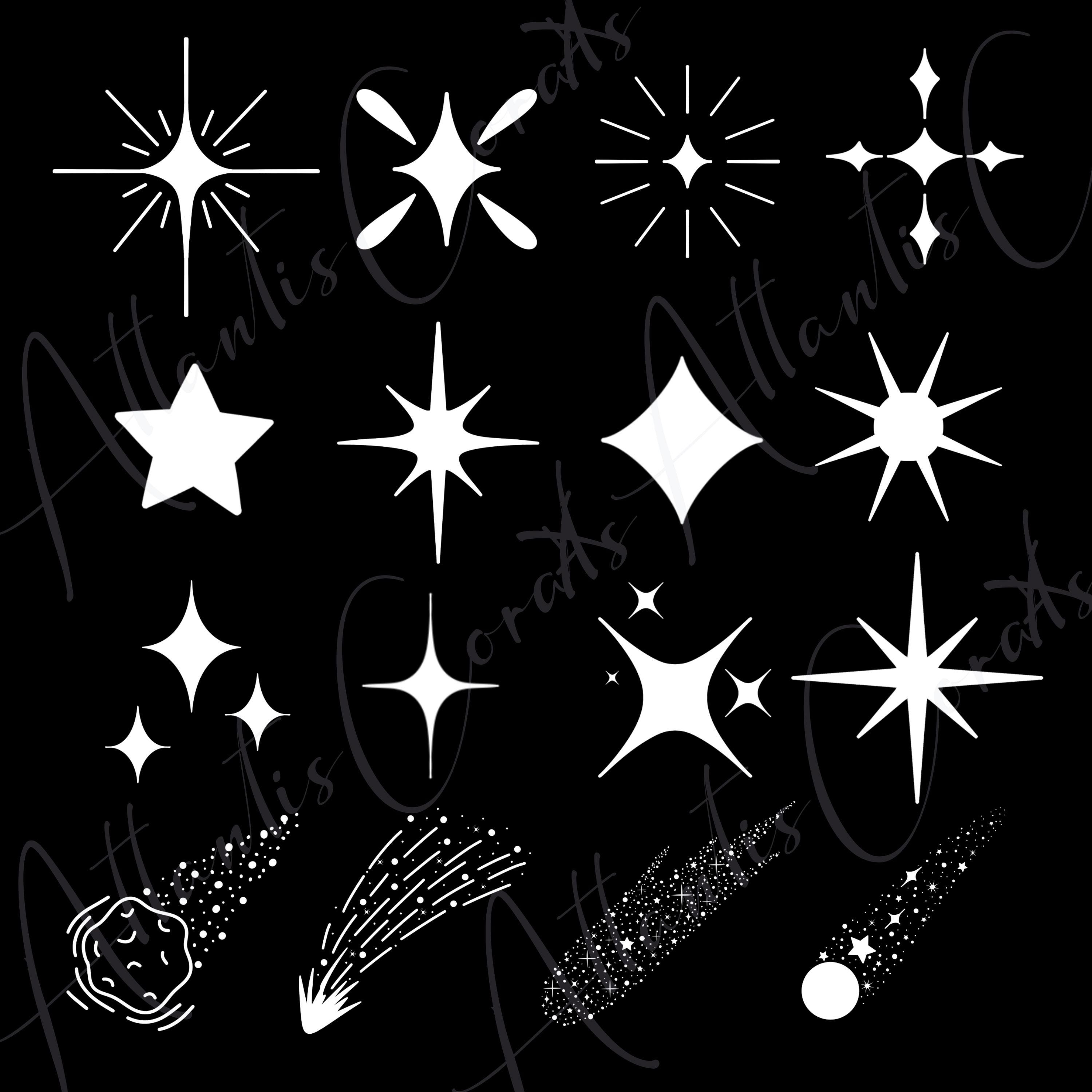 Celestial Star Procreate Brushes: Space & Astrology Stamp Set (digital ...