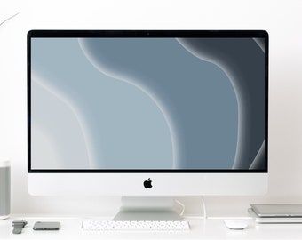 Abstract Waves and Texture Desktop and Phone Background - PC/Mac/Windows/Laptop Background - Digital Download