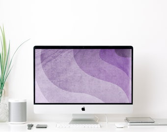 Rustic Abstract Desktop Wallpaper - PC/Mac/Windows/Laptop Background - Purple - Digital Download