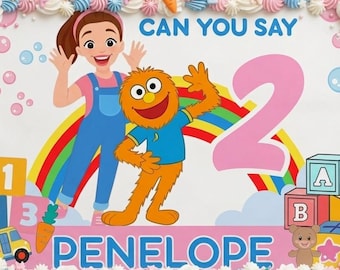 Personalised Ms Rachel Inspired Edible Icing Sheet - Birthday Cake Topper, Vegan, Gluten-Free