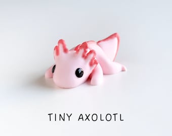 Tiny Baby Axolotl Flexi Toy Sensory Fidget School Autism Focus Toy