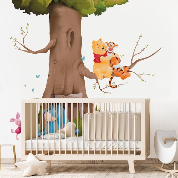 Winnie the Pooh Tree Decals Etsy