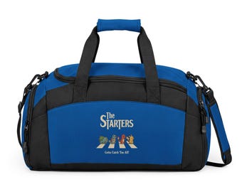 Bolsa de gimnasio Pokémon Retro Starters / Bolsa de deporte con Bulbasaur, Pikachu, Charmander y Squirtle / Bolsa de viaje para gamers / Regalo para entrenar