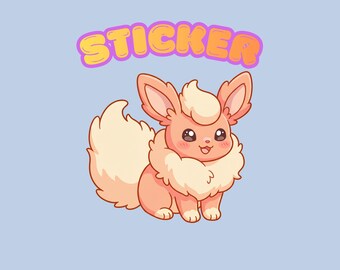 Flareon Vinyl Sticker | Eeveelutions Pokémon Decal