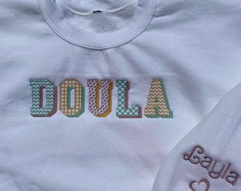 Doula Sweatshirt, Birth Doula Gift, Pregnancy Sweatshirts, Labor And Delivery Gift, Baby Nurse Gifts, Breastfeeding Sweaters, Midwife