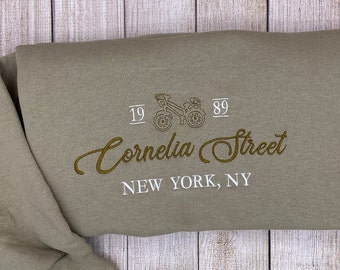Cornelia Street Custom Embroidered Sweatshirt
