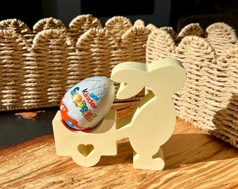 Large Yellow Easter Bunny with pull cart | Handmade Easter Bunny | Seasonal Decor | Spring Decor | Home Decor |Jesmonite |Eco| Gift |Present