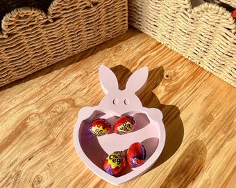 Purple Easter Bunny Trinket Tray | Handmade Easter Bunny | Seasonal Decor | Spring Decor | Home Decor | Jesmonite | Eco | Gift | Present |UK