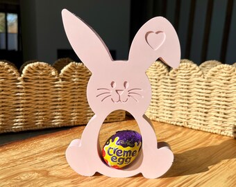 Large Purple Easter Bunny Ornament | Handmade Easter Bunny | Seasonal Decor | Spring Decor | Home Decor | Jesmonite | Eco | Gift | Present