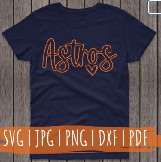 Custom made Astros mascot shirt design for svg, jpg, png, dxf digital  download