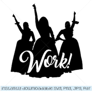 ¡Las hermanas Schuyler trabajan! - descarga digital svg, jpg, png, dxf