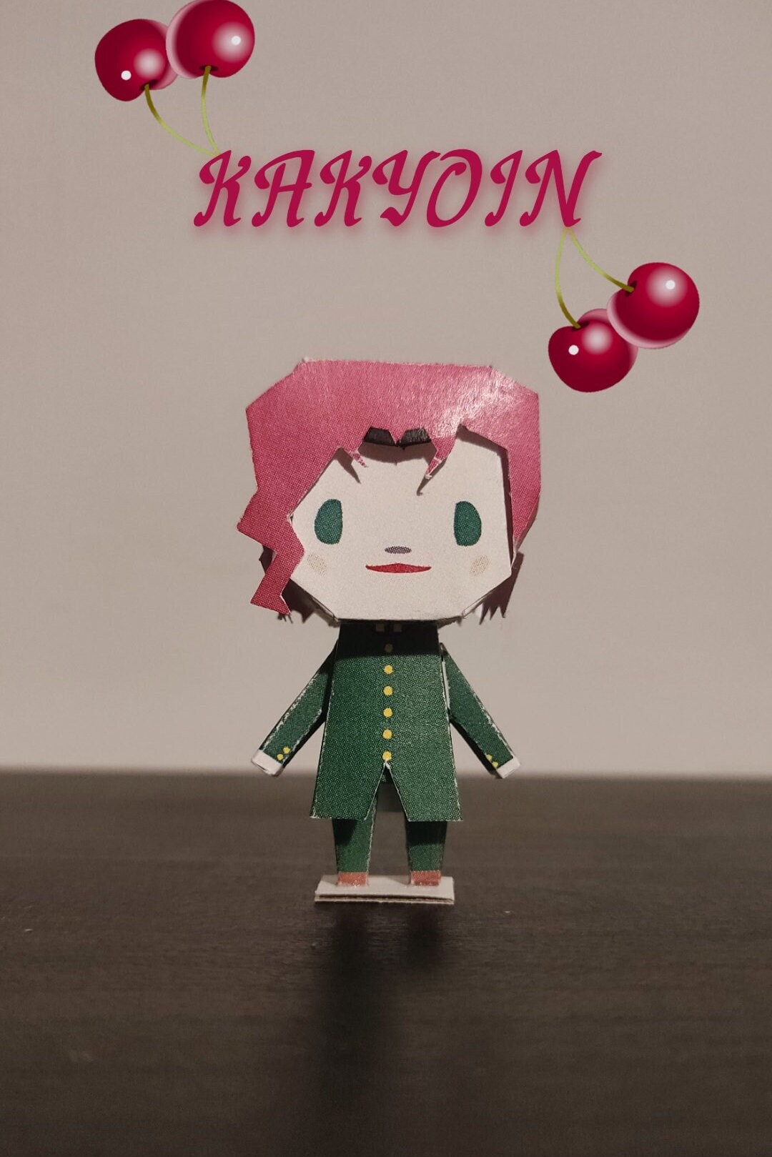JOJO Papercraft Kakyoin Noriaki Etsy
