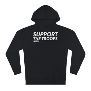 Support The Troops Stand With Israel- Hoodie