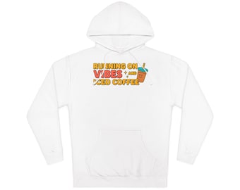 Sudadera con capucha Coffee Vibes, sudadera unisex para amantes del café, ropa informal, regalo para los amantes del café, prenda acogedora para combinar con otras prendas.