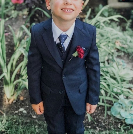 3 piece hotsell boy suit