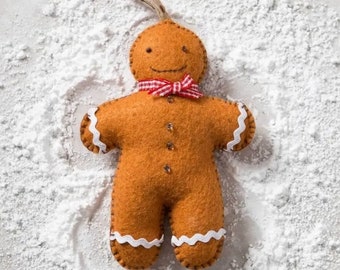 Gingerbread man - felt craft kit