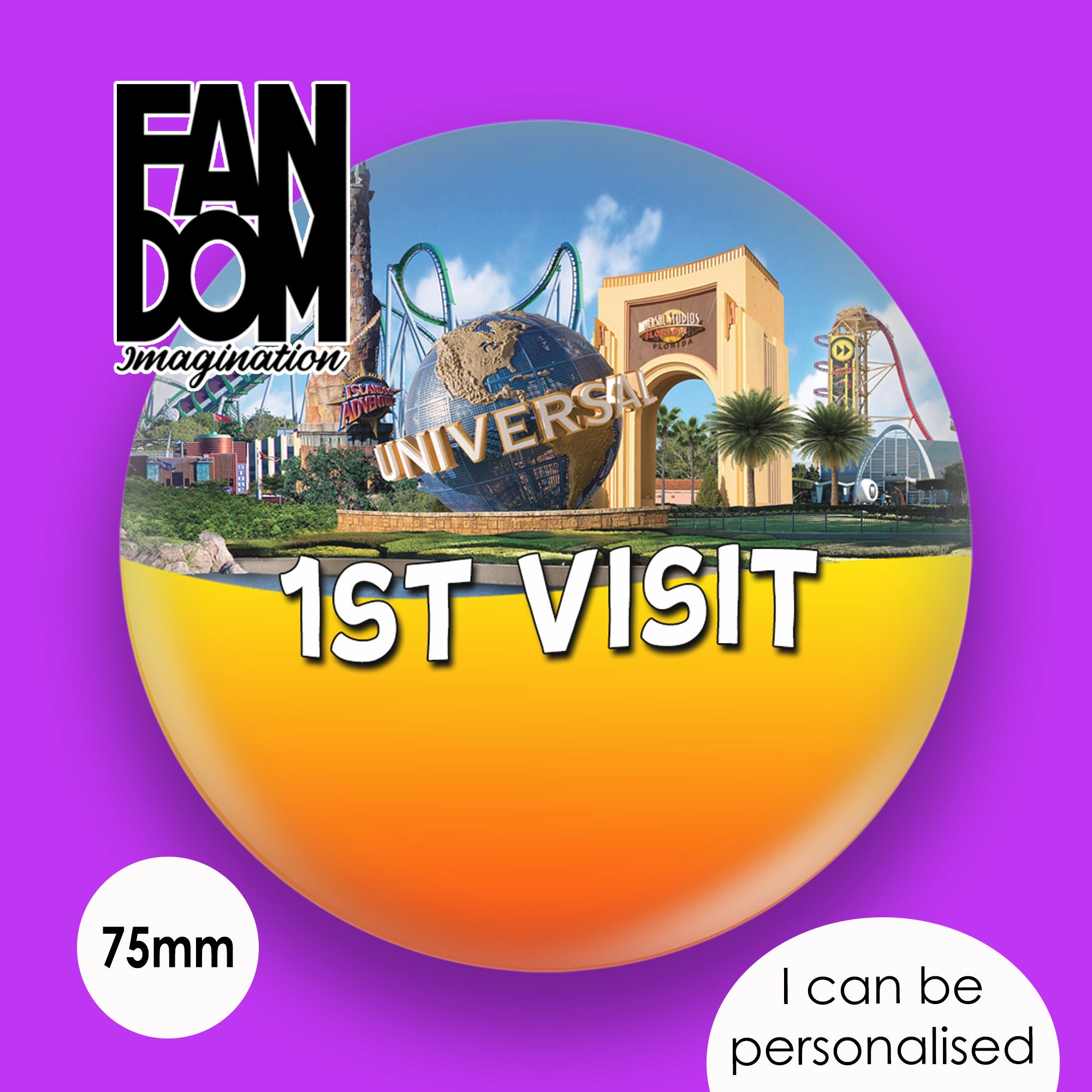 Universal - 1st Visit - Universal Parks Inspired Personalised 