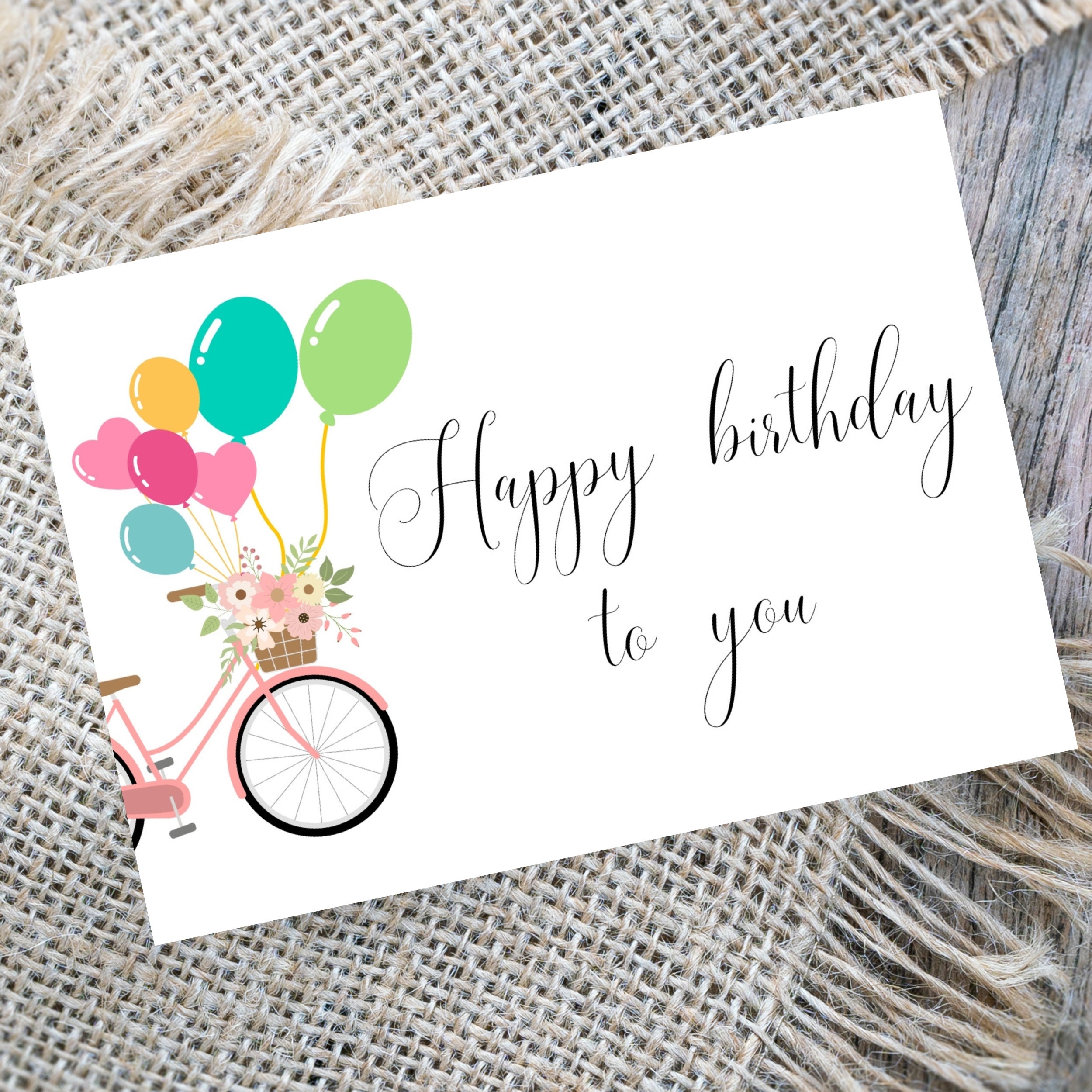 Printable Birthday Cards For Teenage Girls